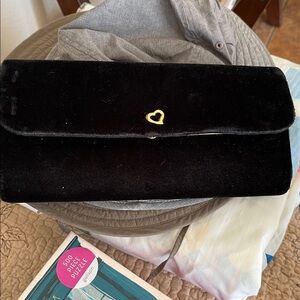Victorias Secret Velvet Clutch Bag